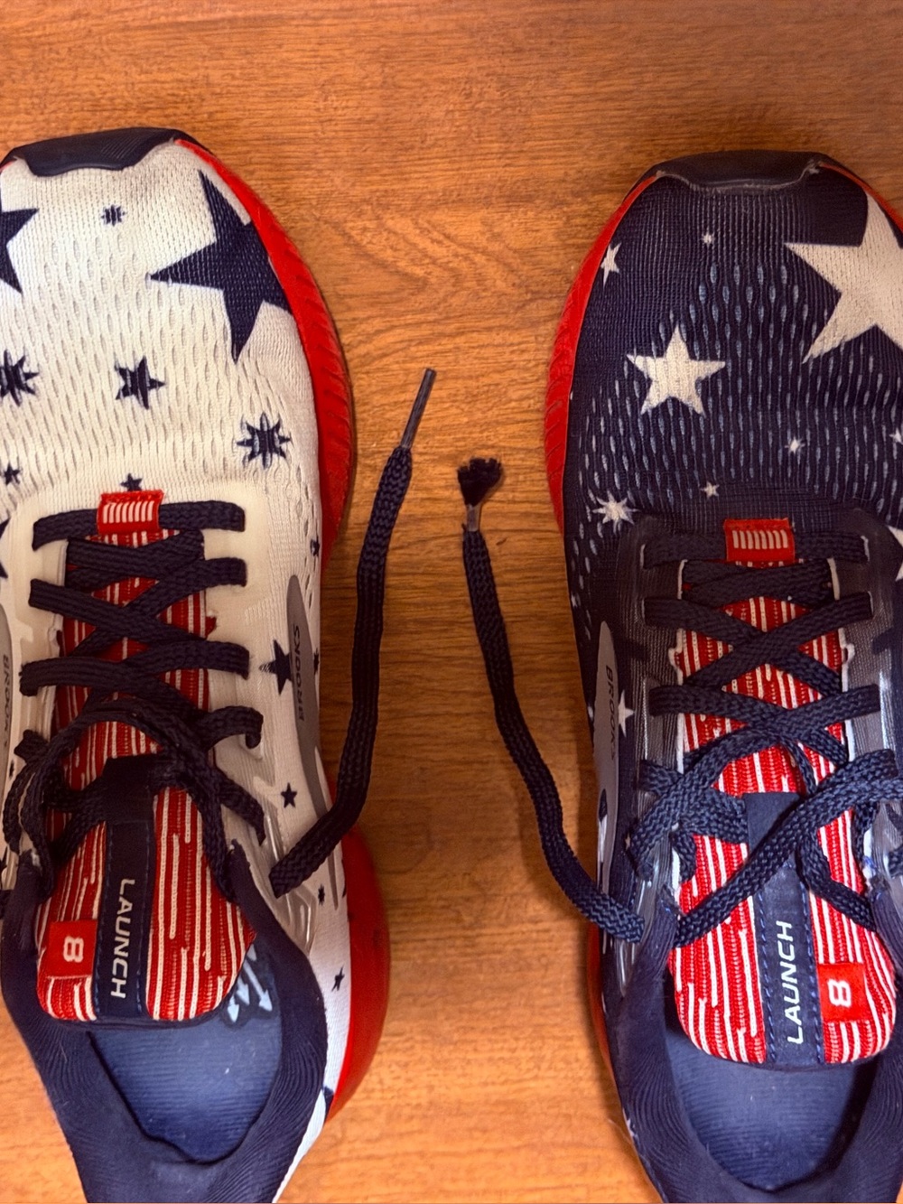 Brooks Launch 8 "Run USA" Limited Edition Patriotic Running Shoes Women’s 7.5